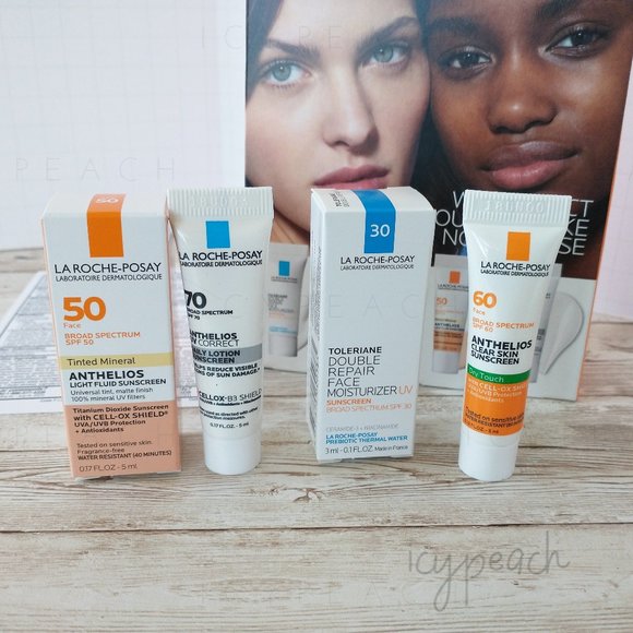 La RochePosay Skincare La Roche Posay Suncreen Set 4ct Travel Size